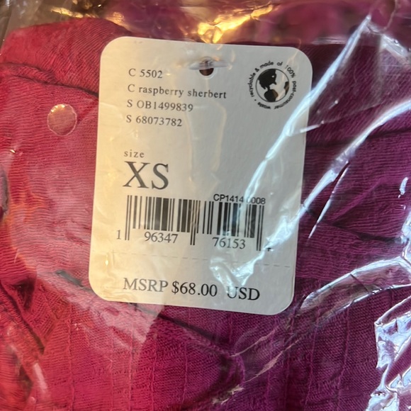 16. Free People Beach free-est Vivi Open Back Stretch Cotton Dress in Raspberry - Picture 8 of 8